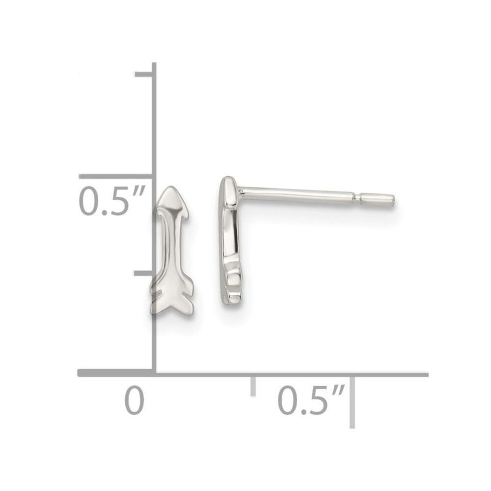 Kazi Luxury Sterling Silver Polished Tiny Arrow P… - image 4